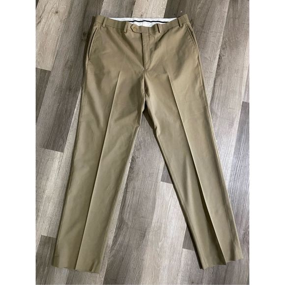 Lauren Ralph Lauren Total Comfort Trouser Tan Pants Mens Size 36 X 34, MP $180 - Picture 3 of 11